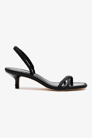 Mini Annie Sandal In Black Leather