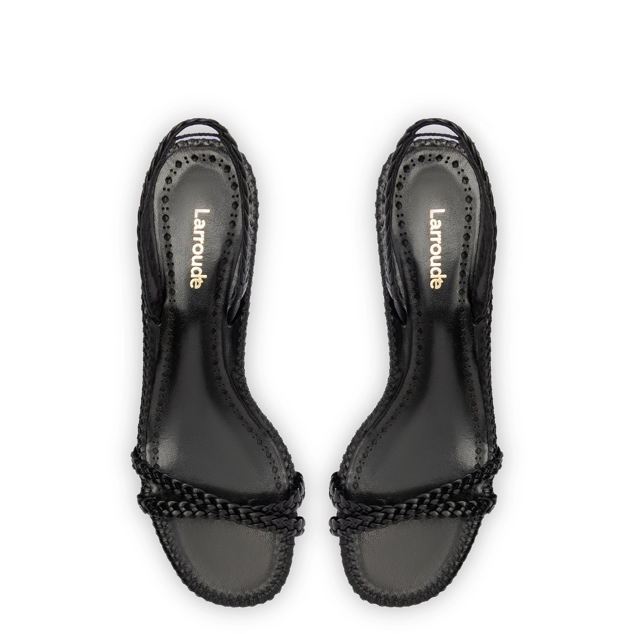 Sandalia Mini Annie en piel negra