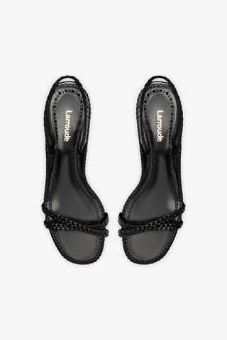 Mini Annie Sandal In Black Leather