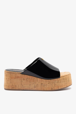 Charli Mule In Black Patent Leather