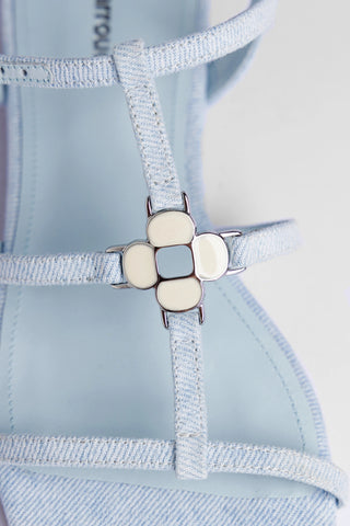 Hana Flat Sandal Maya Denim Flat - Sandal Larroudé