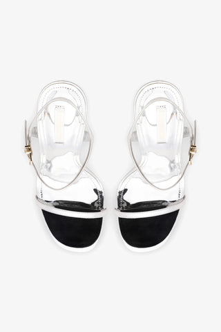 Venus Sandal In Silver Specchio