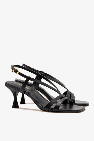 Daphne Sandal In Black Leather