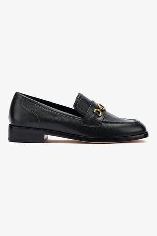 Patricia Loafer In Black Leather