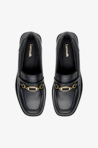 Patricia Loafer In Black Leather