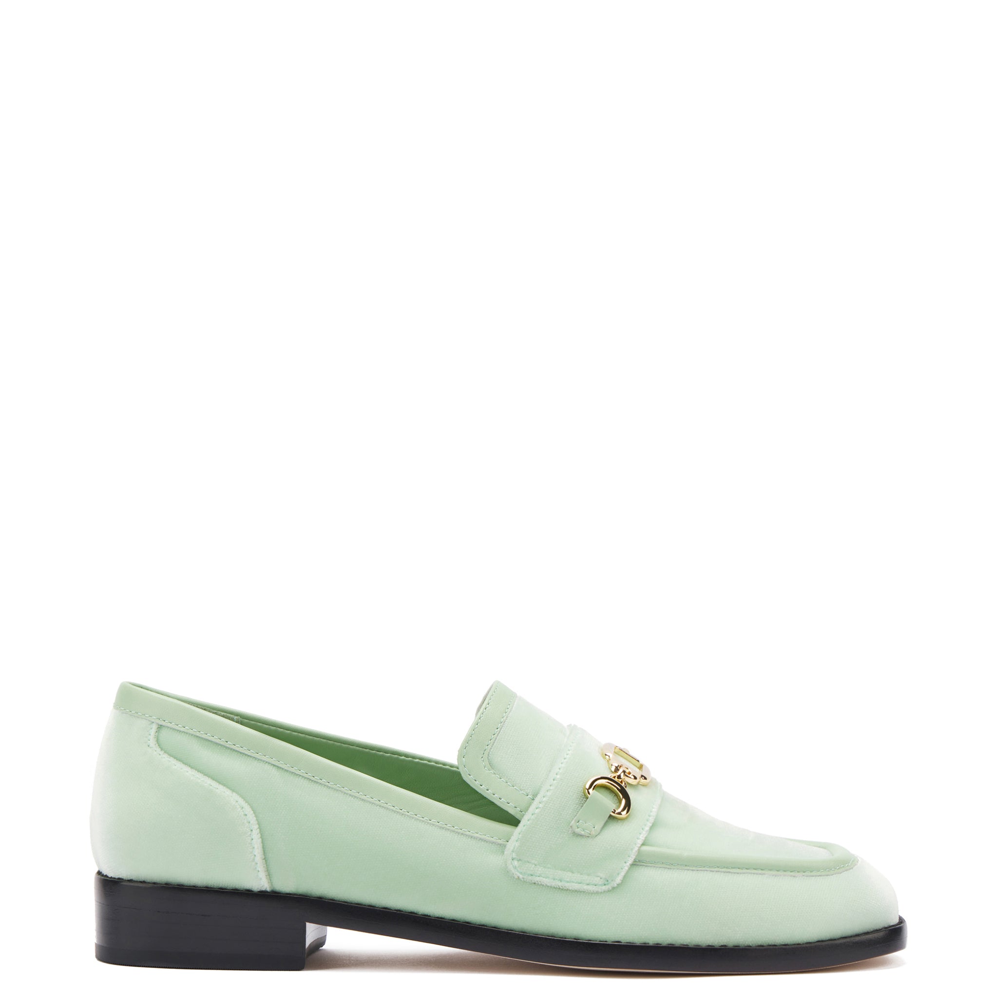 Gucci green sale velvet loafers