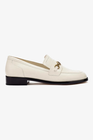 Patricia Loafer In Ivory Leather