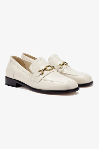 Patricia Loafer In Ivory Leather