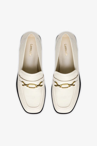 Patricia Loafer In Ivory Leather