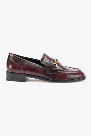 Patricia Loafer In Brushoff Wine Leather