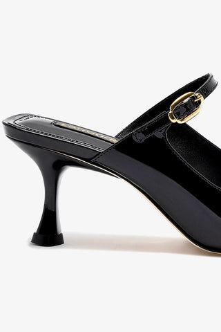 Ines Mule In Black Patent Leather