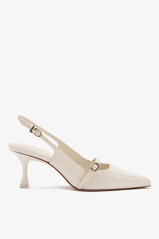 Ines Pump In Ivory Leather