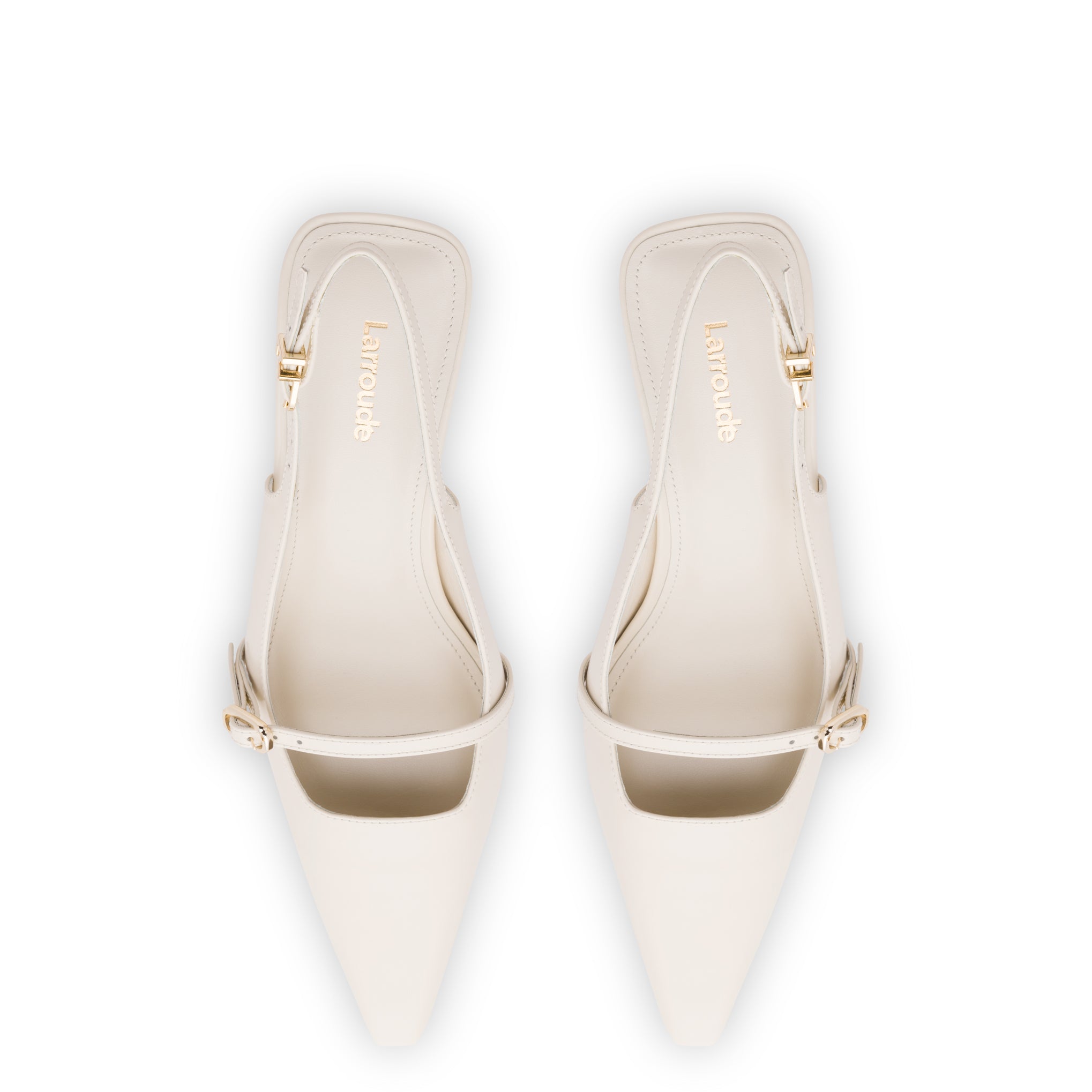 Ivory hot sale leather pumps