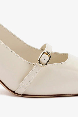 Ines Pump In Ivory Leather