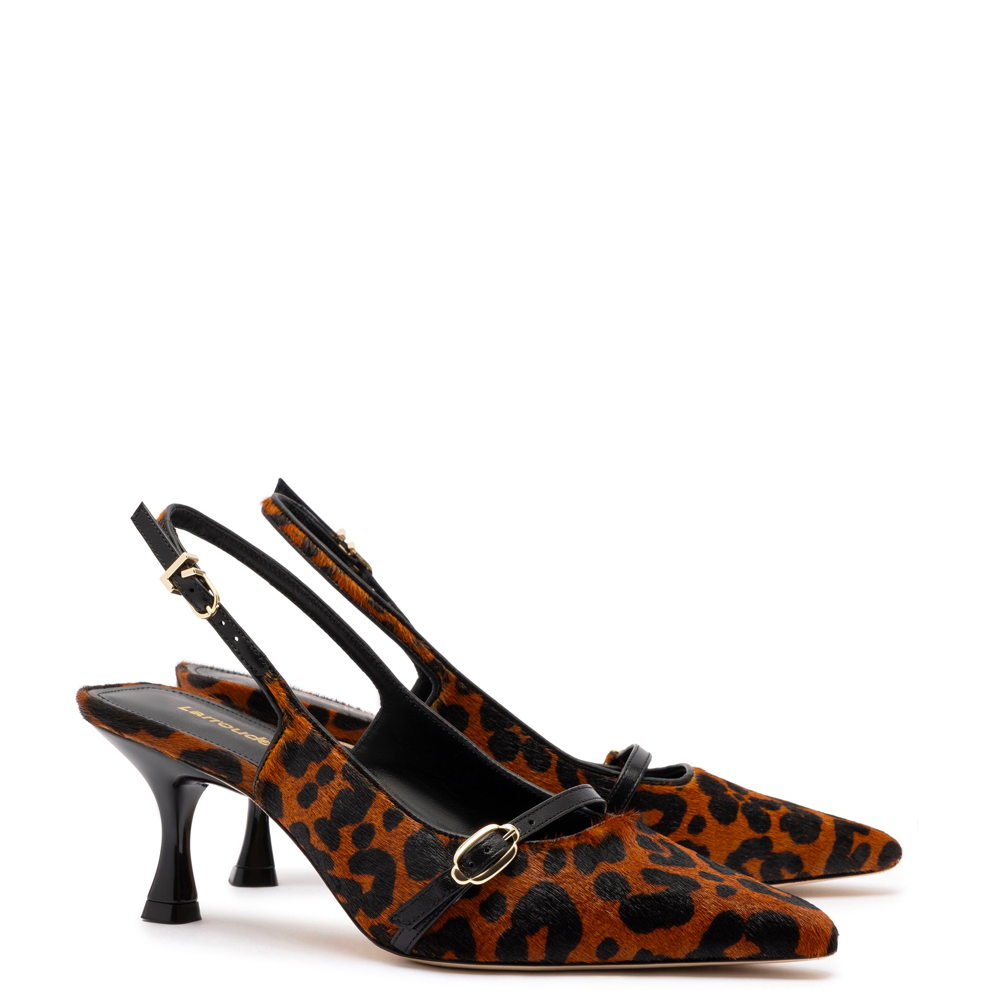 Ines Pump In Leopard Print Calf Hair