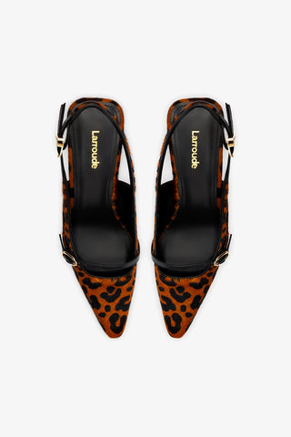 Ines Pump In Leopard Print Calf Hair