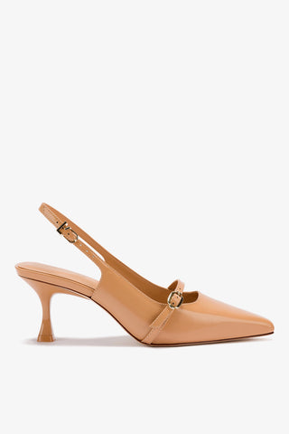 Ines Pump In Tan Leather