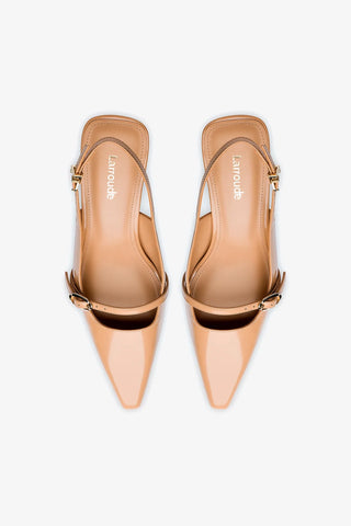 Ines Pump In Tan Leather