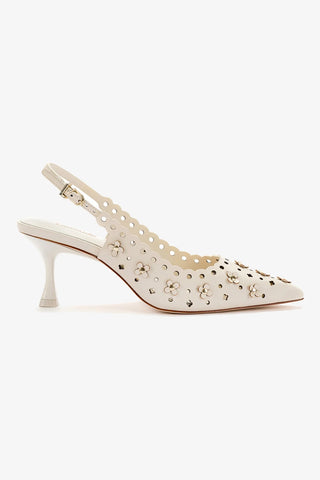 Jasmine Pump In Ivory Leather