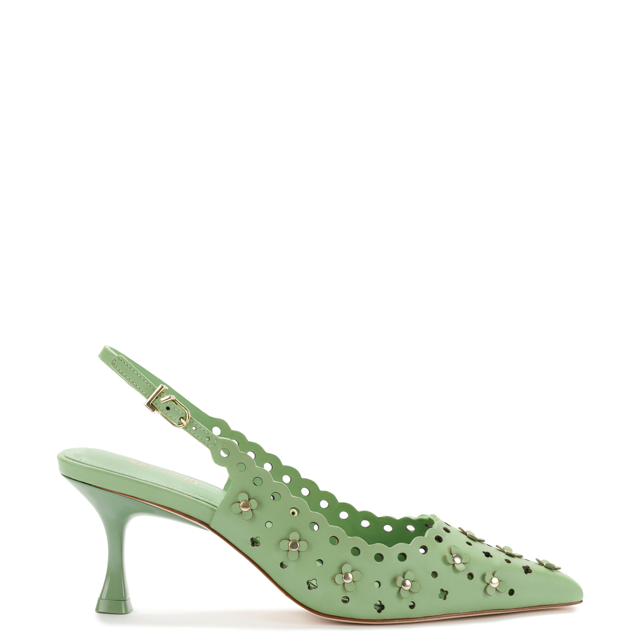 Jasmine Pump In Mint Leather