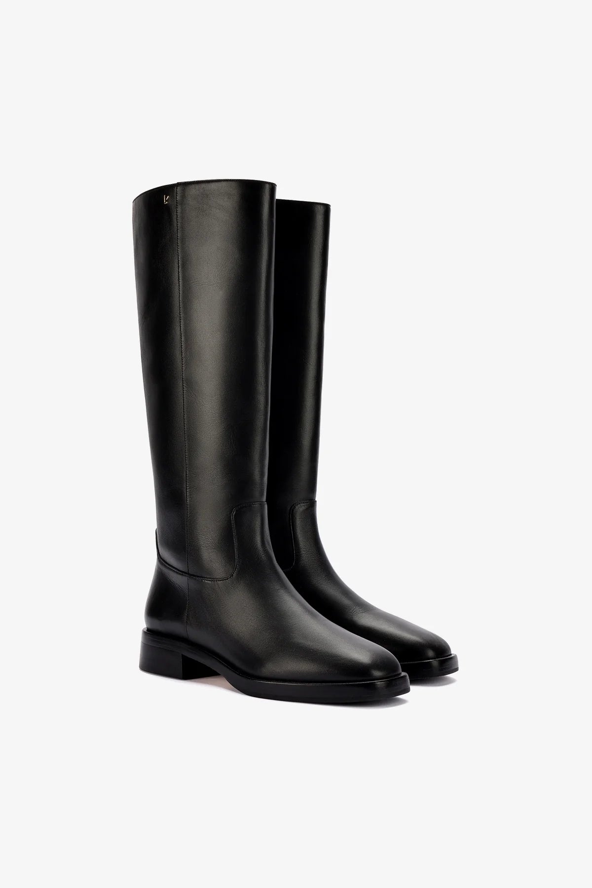 Anne Boot In Black Leather - Boots - Larroudé – Larroude Anne Boot In Black Leather - Boots - Larroudé – Larroude