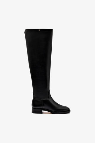 Anne Hi Boot In Black Leather