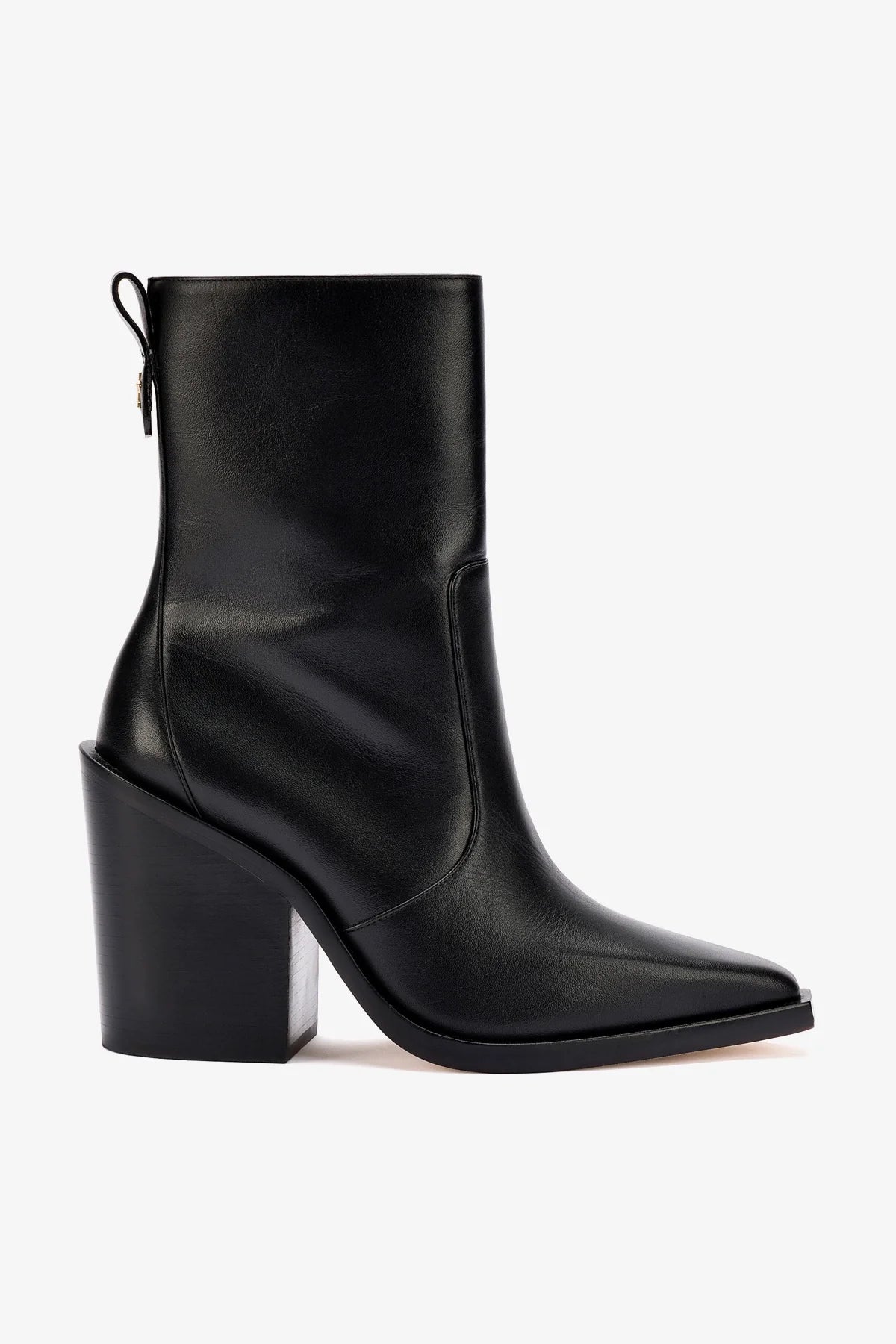 James Boot In Black Leather Boots Larroudé – Larroude