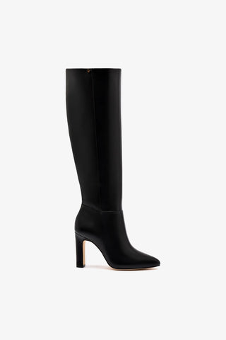 Cindy Hi Boot In Black Leather