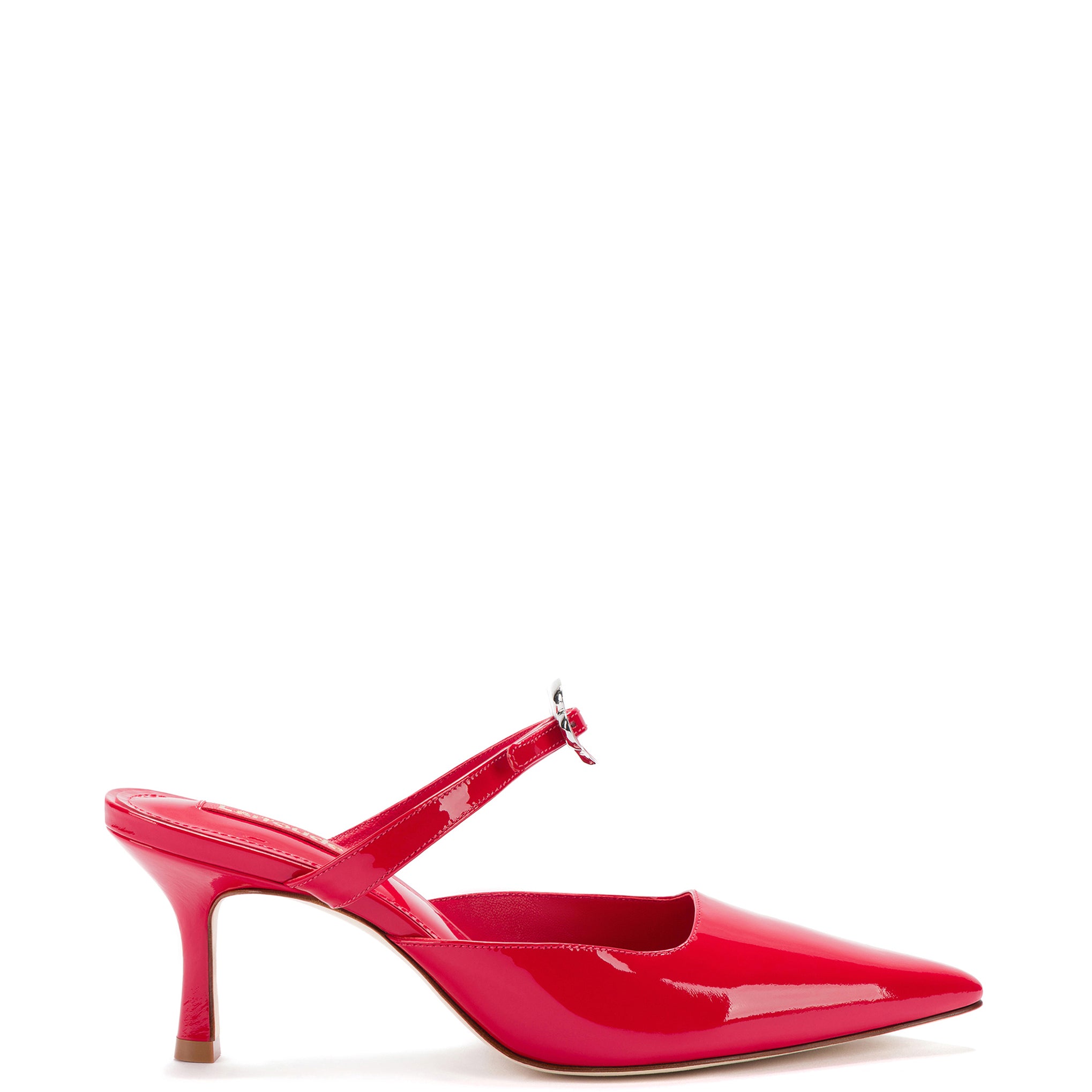 Daisy Pump In Scarlet Patent Leather