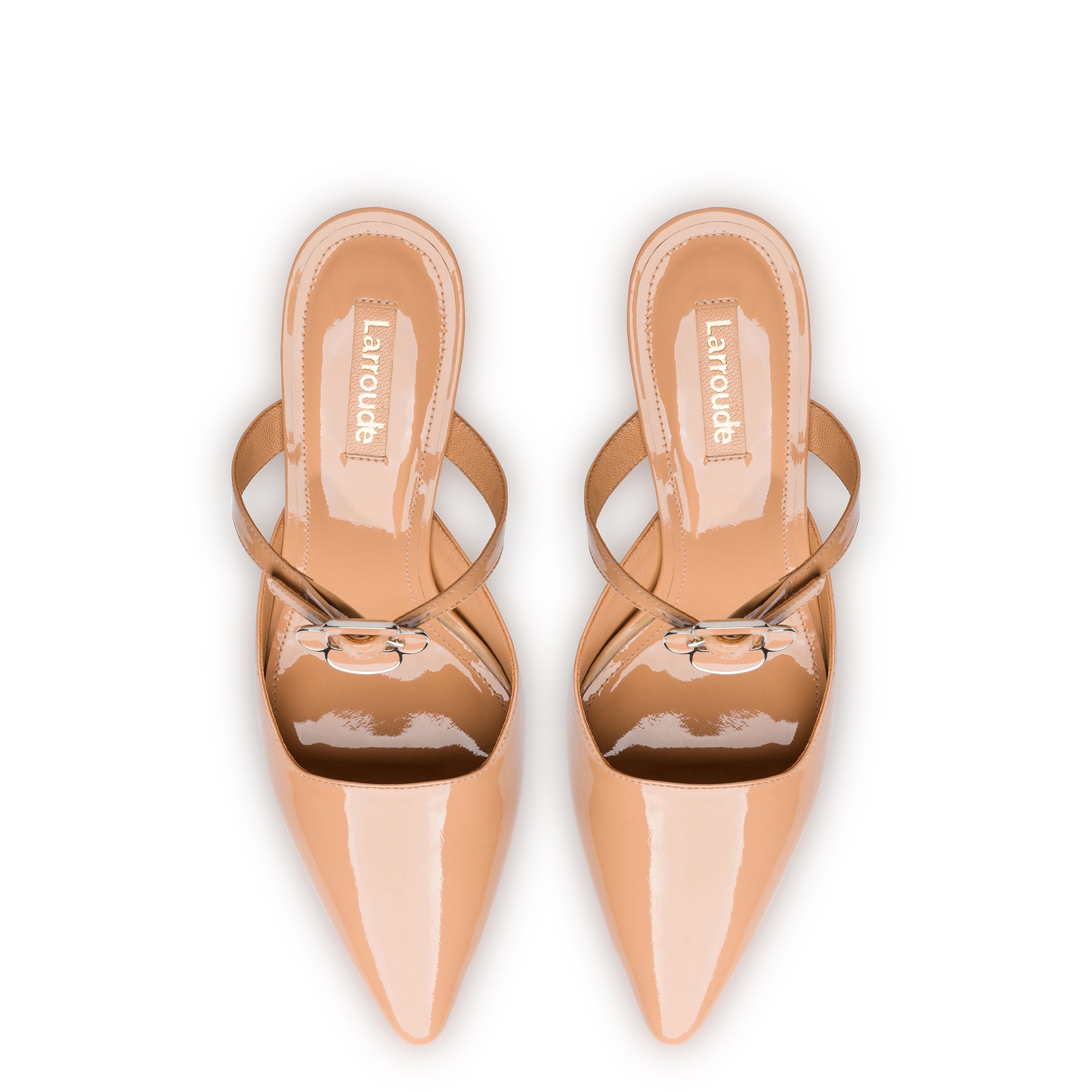Daisy Pump In Tan Patent Leather