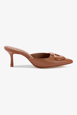 Flora Pump In Caramel Leather