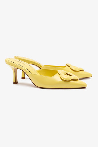 Flora Pump In Lemonade Leather