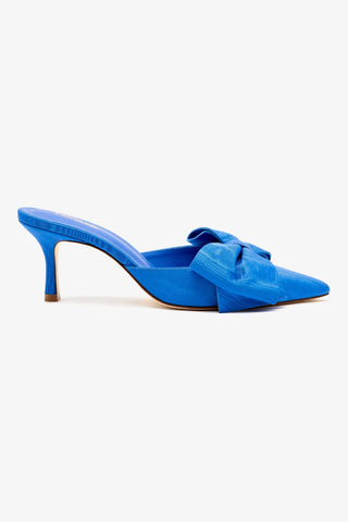 Mini Elle Pump In Azure Fabric