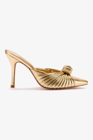 Valerie Pump In Gold Metallic Leather