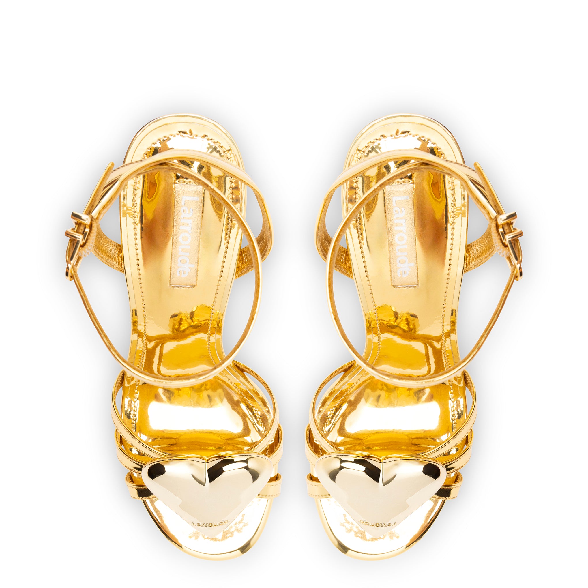 Amore Sandal in Gold Specchio