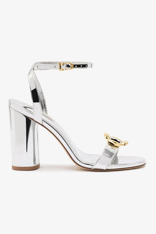 Maizie Sandal In Silver Specchio