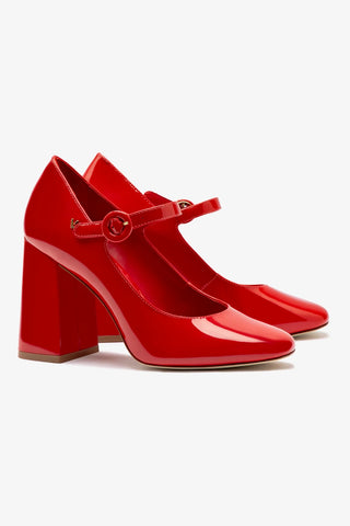 Blair Hi Pump In Scarlet Patent Leather