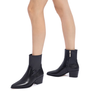 Dean Boot In Black Leather