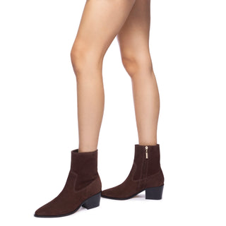 Dean Boot In Brown Suede