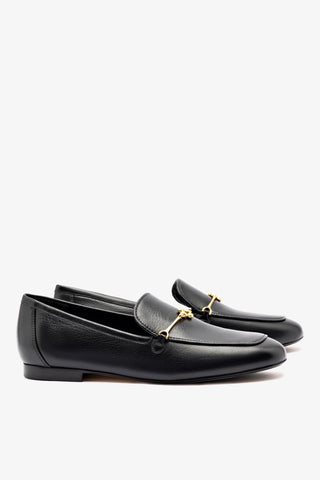 Katherine Loafer In Black Leather Loafer Larroudé