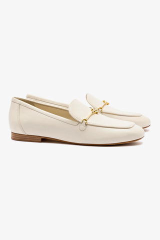 Katherine Loafer In Ivory Leather