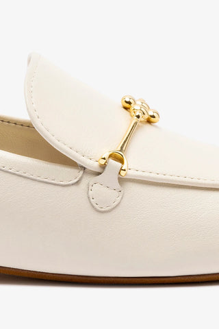 Katherine Loafer In Ivory Leather