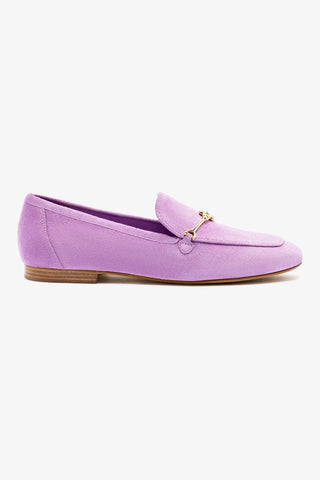 Katherine Loafer In Lilac Suede