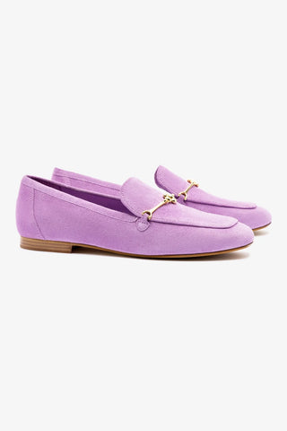 Katherine Loafer In Lilac Suede