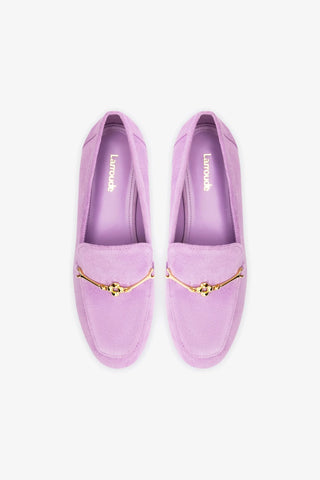 Katherine Loafer In Lilac Suede