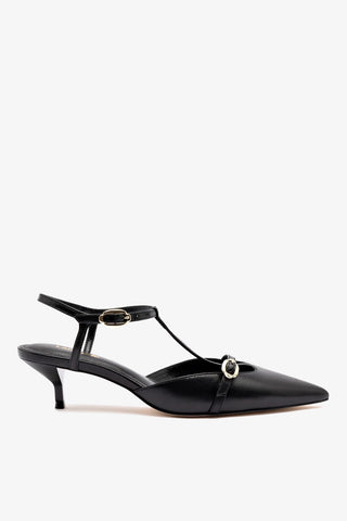 Grace Pump In Black Leather