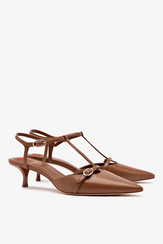 Grace Pump In Caramel Leather