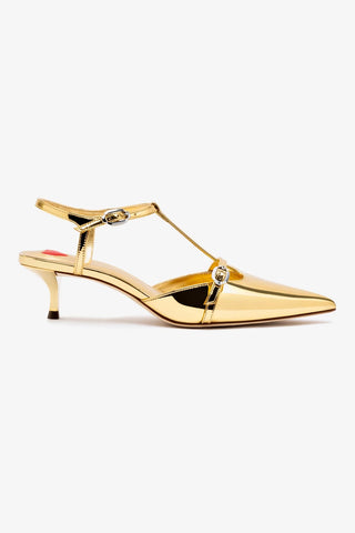 Grace Pump In Gold Specchio