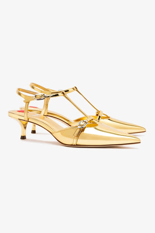 Grace Pump In Gold Specchio