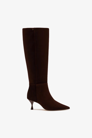 Georgia Boot Brown Suede Boot Larroudé